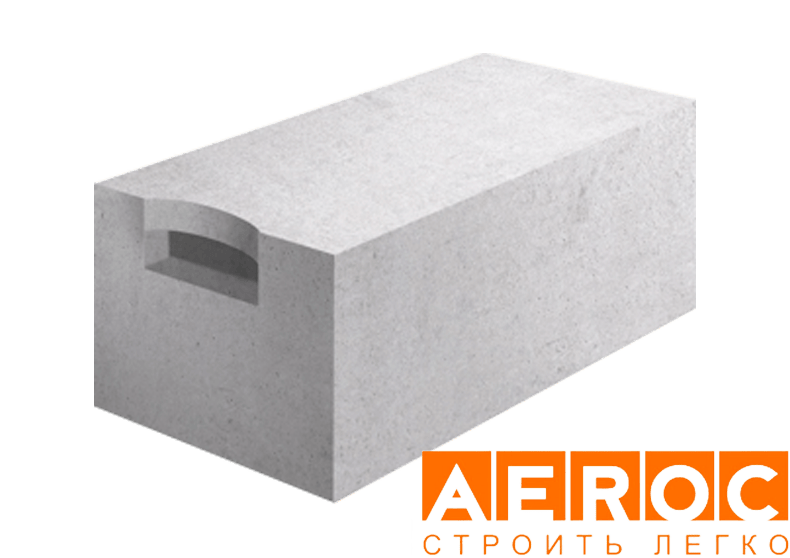 Газобетон Aeroc D500 250х250х625 мм